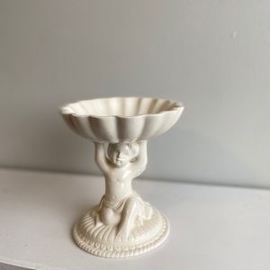 White Cherub Catch All Dish